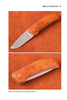 Two images of "Pocketknife Making for Beginners" by Schiffer Publishing, Ltd. show a slip-joint folding pocketknife with a polished wooden handle and stainless steel blade, displayed open and closed on a textured brown surface.