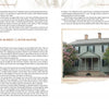 A spread in *Virginia's Haunted Historic Triangle 2nd Edition* by Schiffer Publishing, Ltd. features text on the haunted Robert Carter House next to a color photo of its historic gray two-story facade, brick chimney, green shutters, and fenced yard.