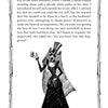 An illustration of a woman in Victorian mourning dress stands to the left, gesturing with one hand raised. Text from "The Upside of Undertaking" by Schiffer Publishing, Ltd. shares mortuary stories; page 52 is shown at the bottom.