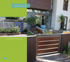 A close-up of a house showcases outdoor design featured in "Beach Boundaries" by Schiffer Publishing, Ltd., inspired by Pacific Coast gardens for Southern California beach communities.
