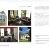 A page from Florida's Historic Victorian Homes by Schiffer Publishing, Ltd. displays the Searcy House (1888) with photos of its exterior, porch, parlor, and living room, along with text on its history and Victorian architecture.