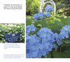 Heavenly Hydrangeas by Schiffer Publishing, Ltd. showcases vibrant blue hydrangeas and lush green leaves, offering inspiring care tips and stunning scenes—perfect for any home gardener passionate about hydrangeas.