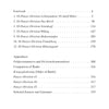 The table of contents for Panzer Divisions of the Waffen-SS by Schiffer Publishing, Ltd. lists sections on divisions like Leibstandarte, Das Reich, Totenkopf, Wiking, Hohenstaufen, Frundsberg, Hitlerjugend, plus appendices and sources.
