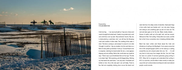 Surf NYC by Schiffer Publishing, Ltd. captures the essence of New York’s surfing scene and the Atlantic Ocean’s surf subculture through a unique blend of photography and storytelling.