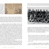A two-page spread in "Play Ball!" by Schiffer Publishing, Ltd. features text on WWI rugby games played by U.S. soldiers, a comic strip of rugby misunderstandings, and a photo of soldiers with a rugby ball—reflecting on Doughboys baseball.