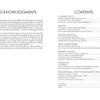 A two-page spread from "Unsolved New England" by Schiffer Publishing, Ltd.: the left page with Acknowledgments thanking family and friends, and the right page showing a contents list of unsolved mysteries, missing persons, and cold cases.