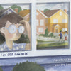 A boy with glasses looks out a window at two kids walking outside. The text, "I am ODD, I am NEW," appears. Inspired by Benjamin Giroux’s poem, "I Am Odd, I Am New" is an autism picture book from Schiffer Publishing, Ltd.