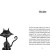 On the left is a rough sketch of a scruffy black cat. On the right, “WELCOME” heads a paragraph about creating The Poe Tarot by Schiffer Publishing, Ltd. and overcoming creative fears.