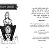 An illustration from The Poe Tarot by Schiffer Publishing, Ltd. depicts the Five of Candles: a meditating woman above a crouched figure amid five lit candles, with text detailing insights, keywords, and upright/reversed meanings.