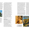 A spread from "Secret Cities of Europe" by Schiffer Publishing, Ltd. showcases Potsdam, Germany with text and images—featuring a riverboat, a woman in period dress, and an aerial view of a park with a tower amid autumn trees.