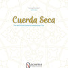 A book cover with gold and white intricate tile patterns illustrates the cuerda seca technique. Title: Cuerda Seca, with “The Definitive Guide to Cuerda Seca Tile” below. Published by Schiffer Publishing, Ltd.