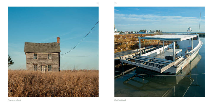 Maryland’s Eastern Shore, by Schiffer Publishing, Ltd., features a boat dock and building on the picturesque Chesapeake Bay—a must-have for Maryland photography enthusiasts.