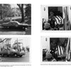 A collage of black-and-white photos from "Small-Town Cops in the Crosshairs" by Schiffer Publishing, Ltd. depicts a police car, mourners, and flag-draped coffins—a tribute to the Kennett Square police murders by the Johnston gang.