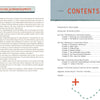 In "Adventures in Community Science" by Schiffer Publishing, Ltd., the left page features dedications and acknowledgments, while the right shows a table of contents with chapters on project-based learning and conservation for kids.