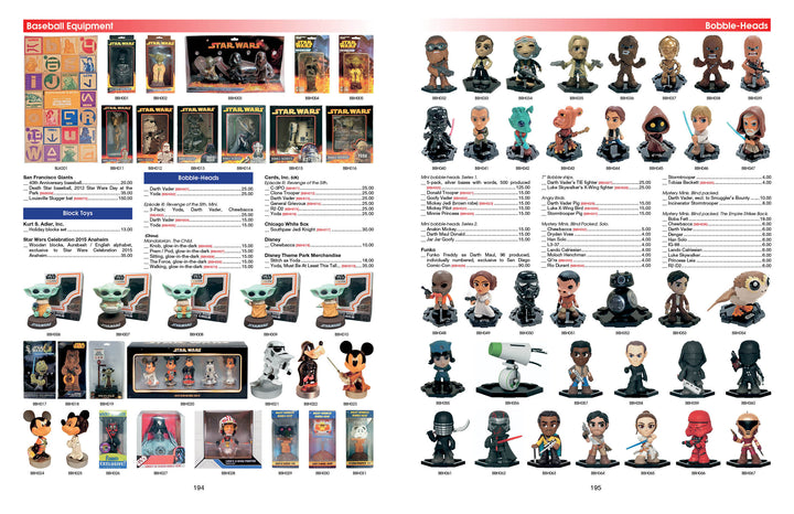 baseball equipment: star wars super collector's wish book
