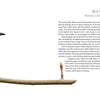 A black-and-white warbler perches on a thin branch by a tiny mushroom, with text about May and June, capturing Cape Cod’s vibrant wildlife. Presented on a crisp white background. Product: Cape Cod by Schiffer Publishing, Ltd.